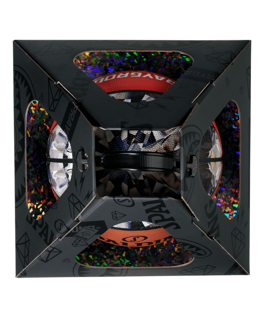 SPALDING X SPRAYGROUND DIAMOND BASKETBALL
