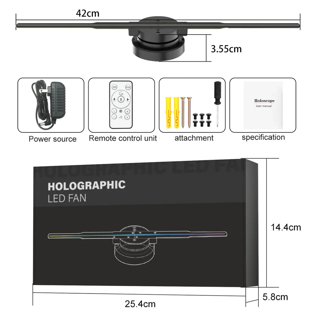 Hologram Fan for Room