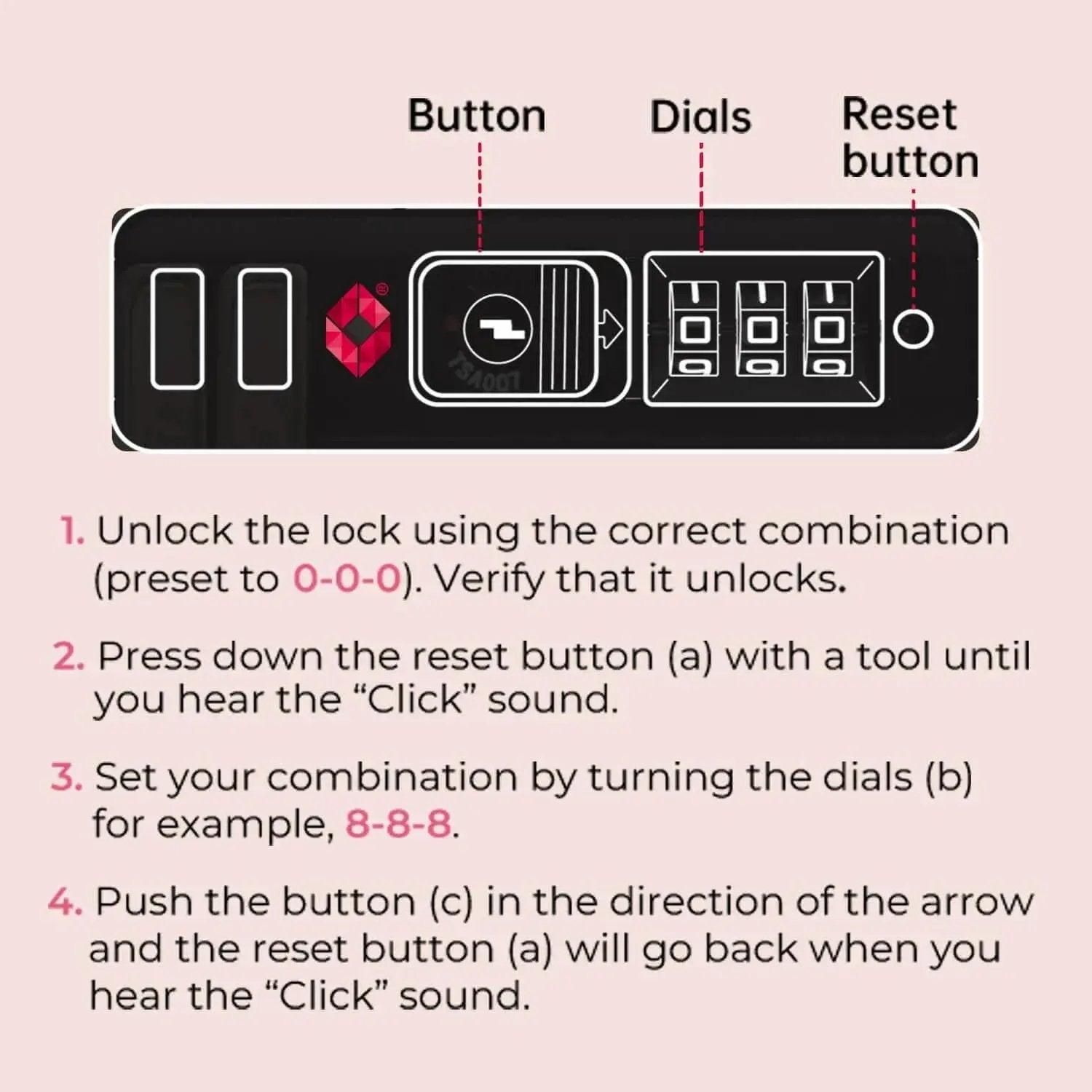 20 Inch Bonchemin Quilted Business & Travel Suitcase