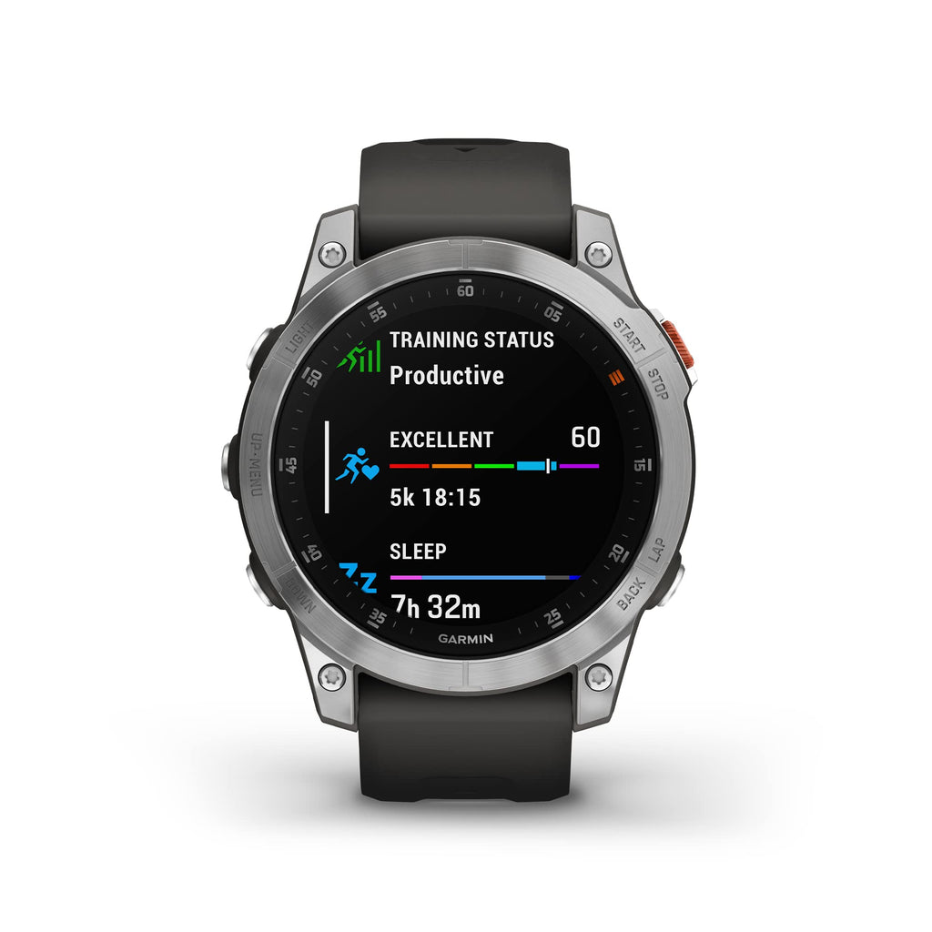 Garmin - epix (Gen 2) GPS Smartwatch 47mm Fiber-reinforced polymer - Steel - 010-02582-00