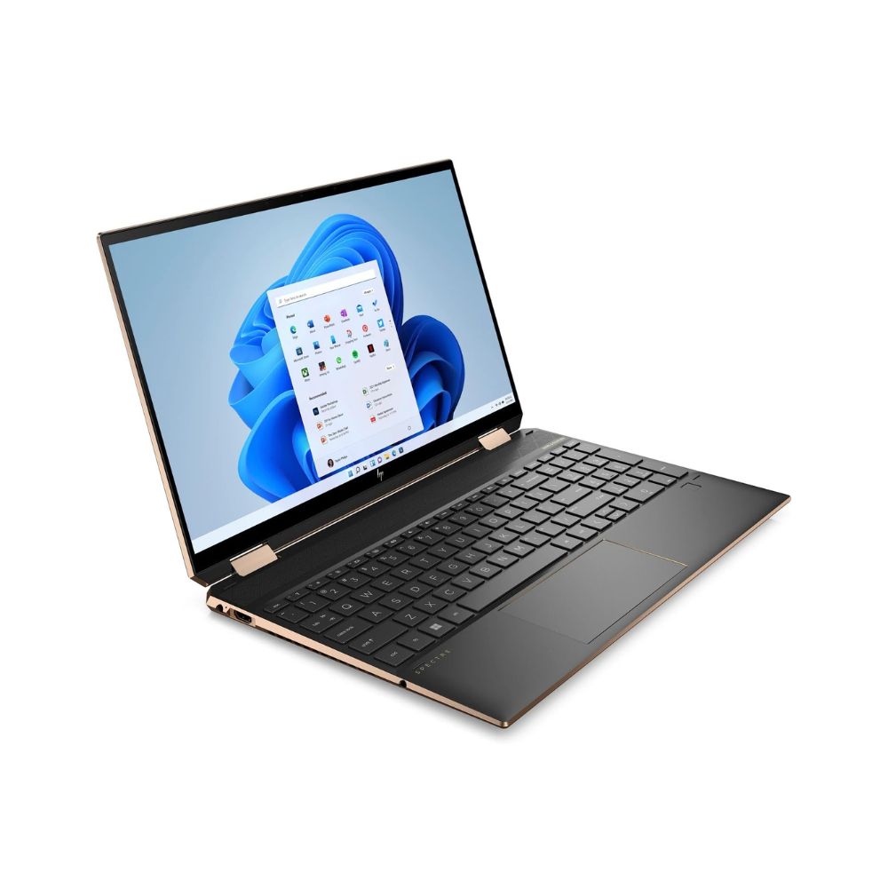 HP Spectre x360 2-in-1 15.6" 4K UHD Touch Laptop - Intel i7-10750H, 16GB RAM, GTX 1650 Ti, 1TB SSD, Nightfall Black - 15-EB0053DX, 9GB30UA#ABA