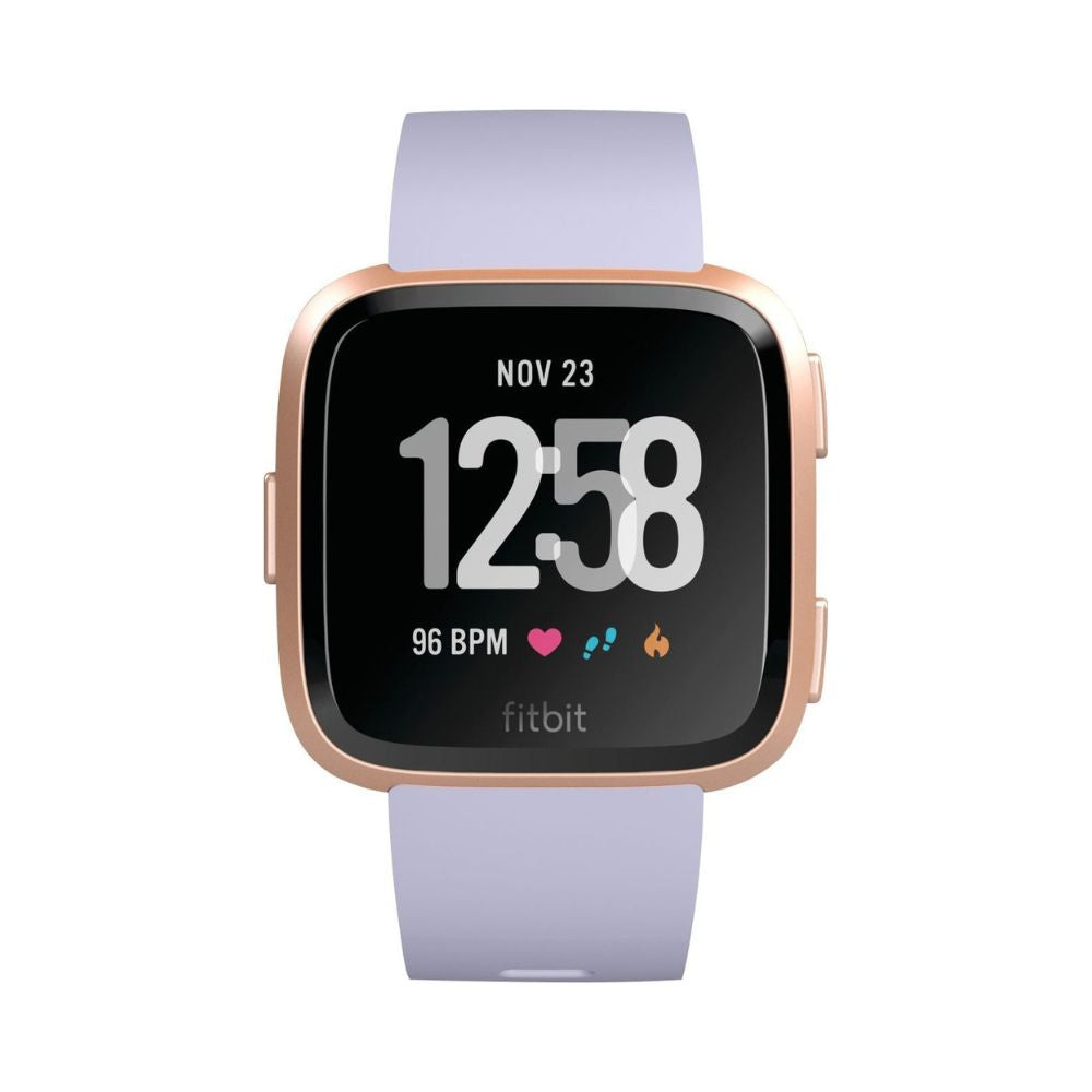Fitbit - Versa Smartwatch - Periwinkle/Rose Gold - FB504RGABLV