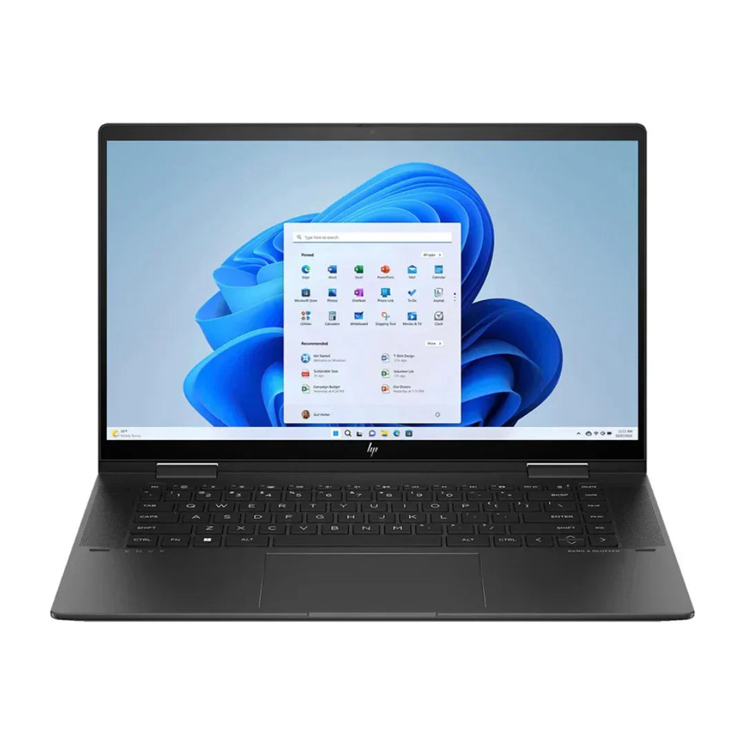 HP ENVY x360 2in1 15.6" TS Laptop - Ryzen 5 8GB RAM-256GB - Black - 15-ey0000