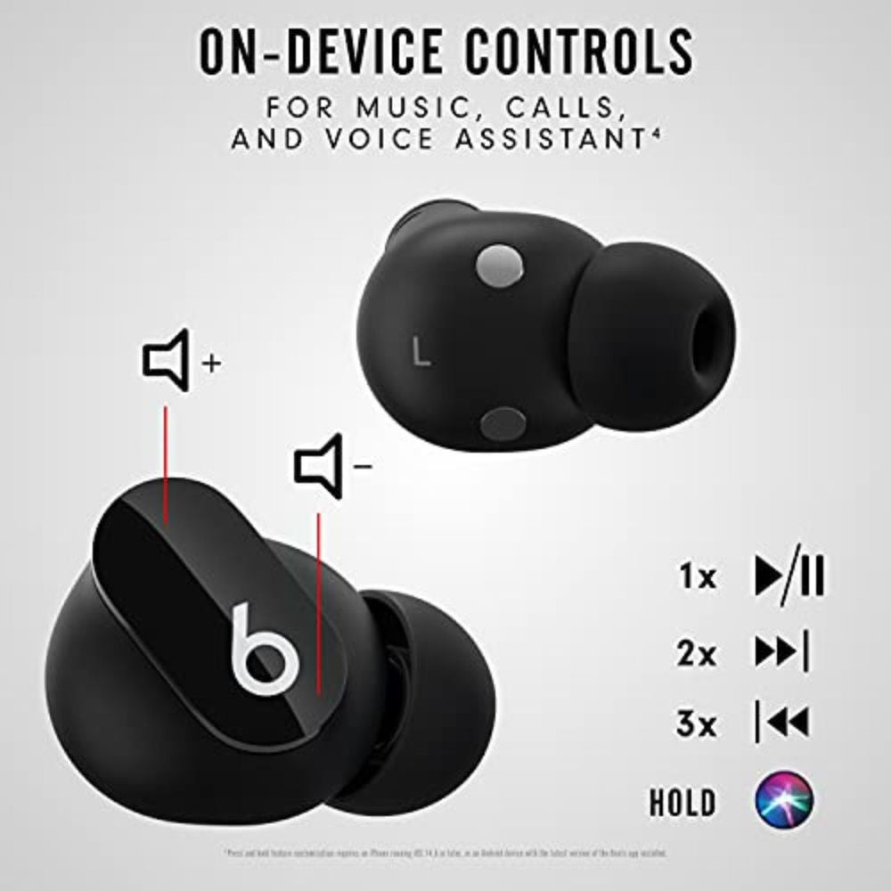 Beats Studio Buds Totally Wireless Noise Cancelling Earbuds - Black - MJ4X3LL/A