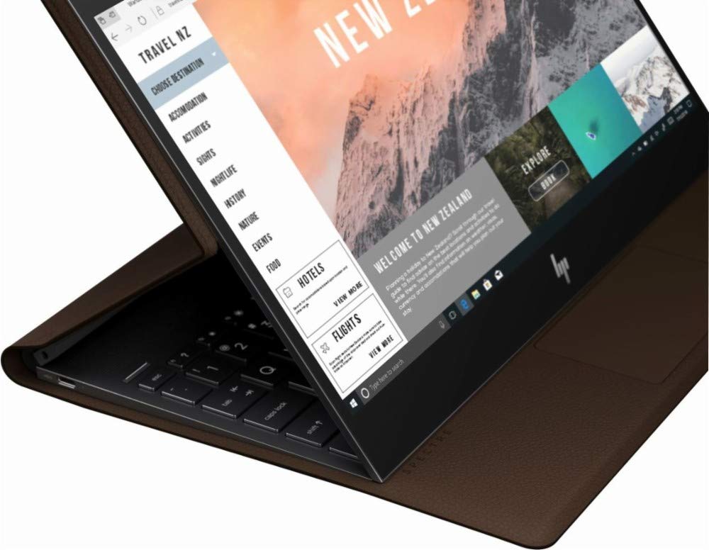 HP - Spectre Folio Leather 2-in-1 13.3"" Touch-Screen Laptop - Intel Core i7-8500Y - 8GB RAM- 256GB SSD - 13-AK0013DX