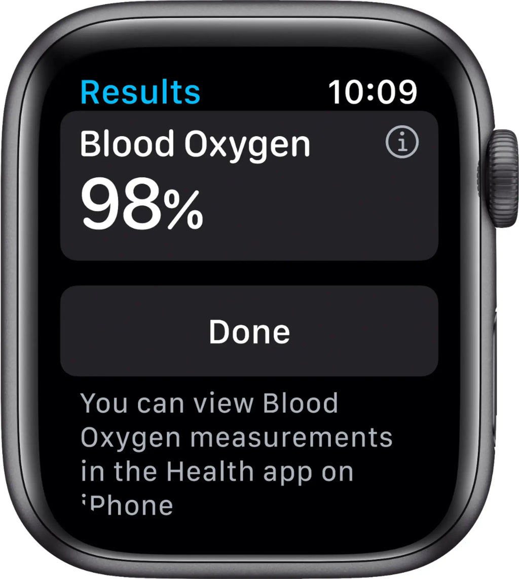 Apple Watch Series 6 (GPS + Cellular) 44mm Aluminum Case with Black Sport Band - Space Gray - M07H3LL/A