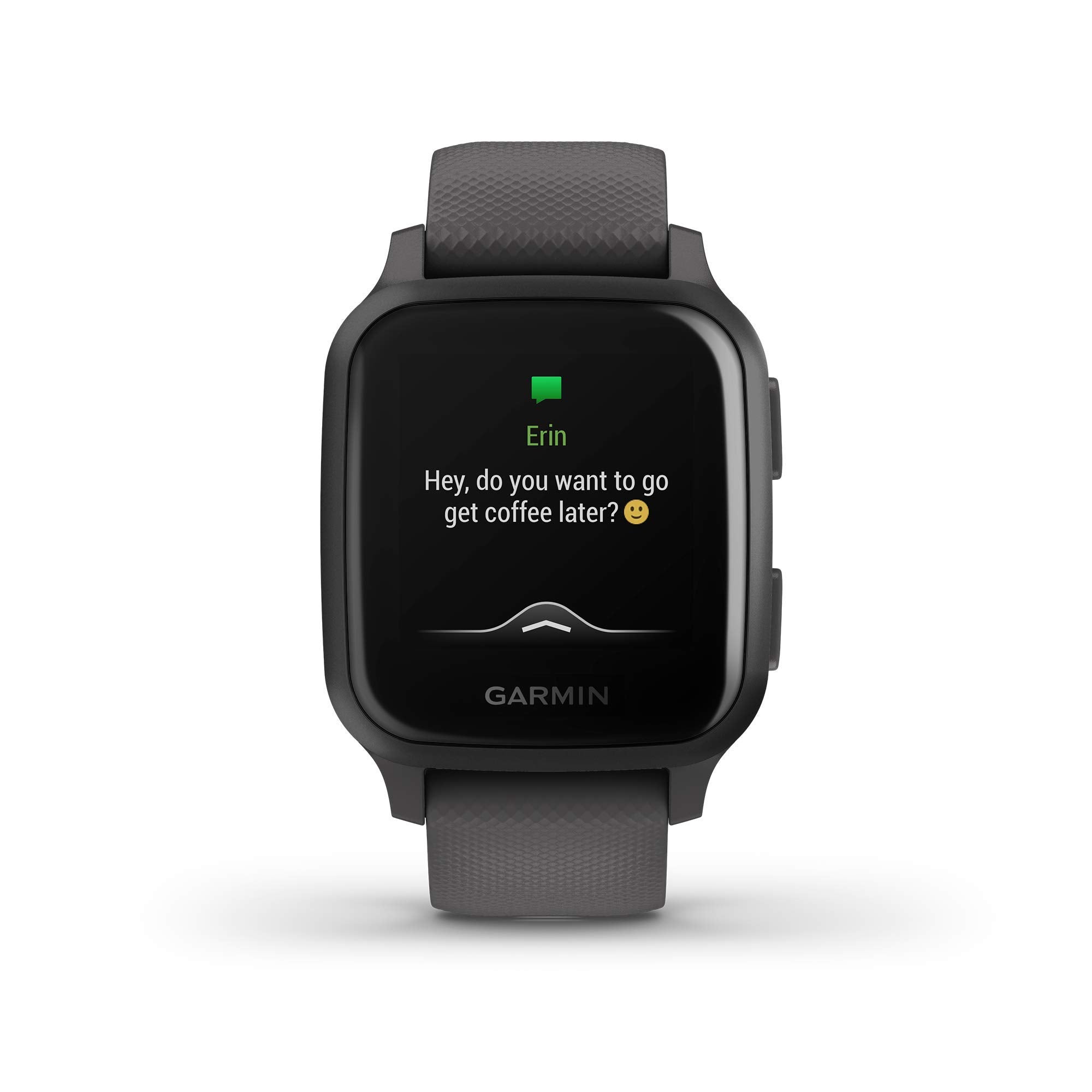 Garmin - Venu Sq GPS Smartwatch 33mm - Shadow Gray/Slate  - 010-02427-00