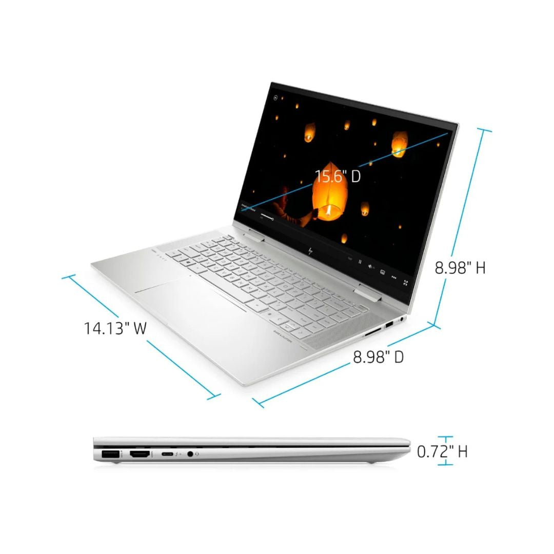 HP ENVY 2-in-1 15.6" FHD Touch-Screen Laptop - Intel Core i7-1195G7 - 16GB RAM - 512GB SSD + 32GB Optane - 15M-ES1023DX