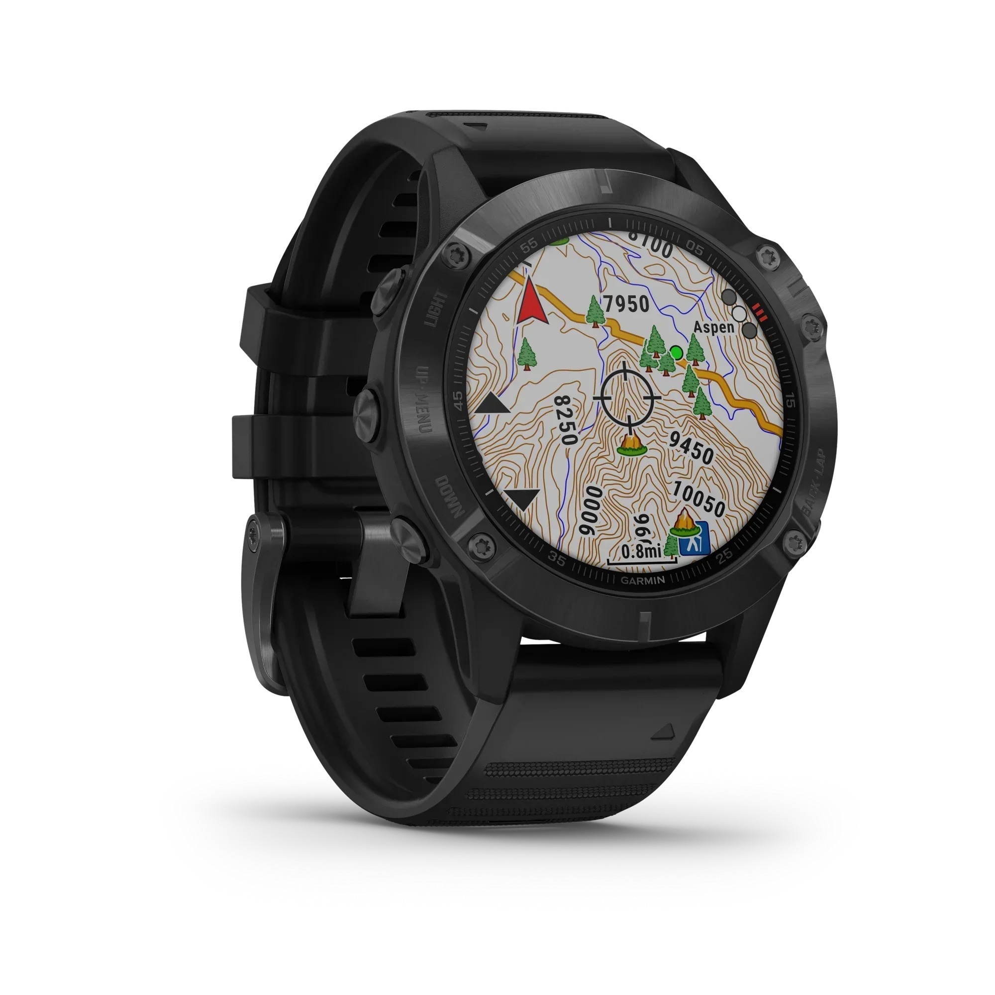 Garmin - f?nix 6 Pro GPS Smartwatch 47mm Fiber-Reinforced Polymer - Black (010-02158-01)