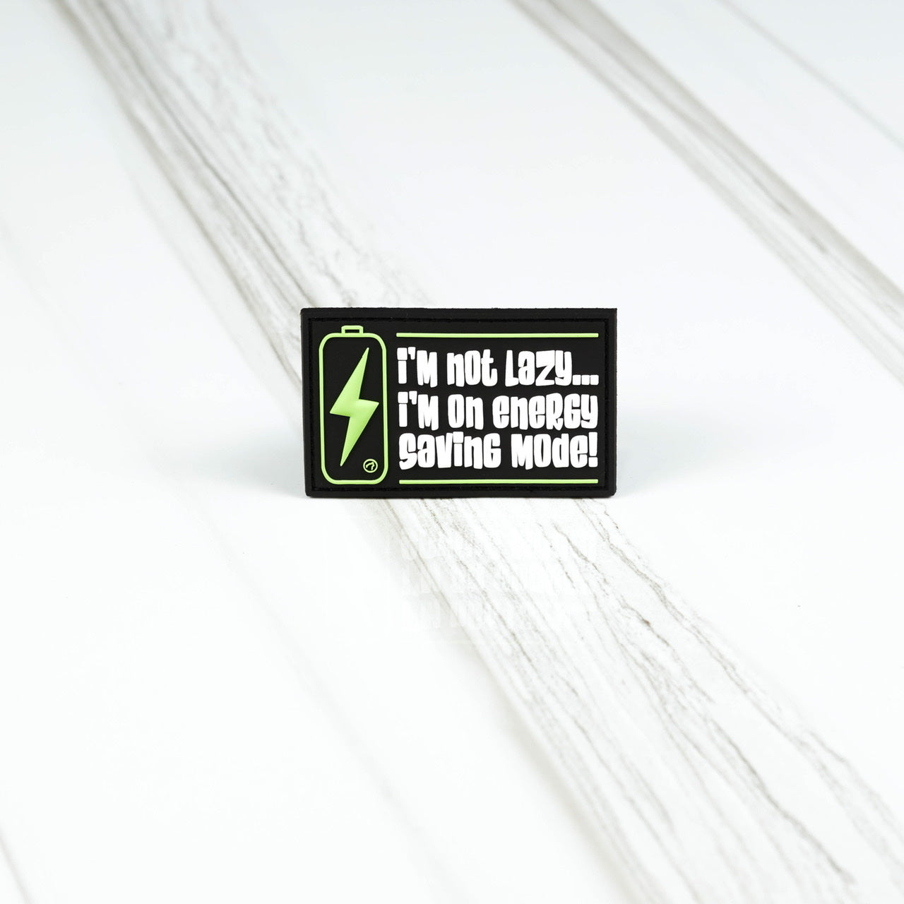 I?m Not Lazy I?m On Energy Saving Mode School Patch