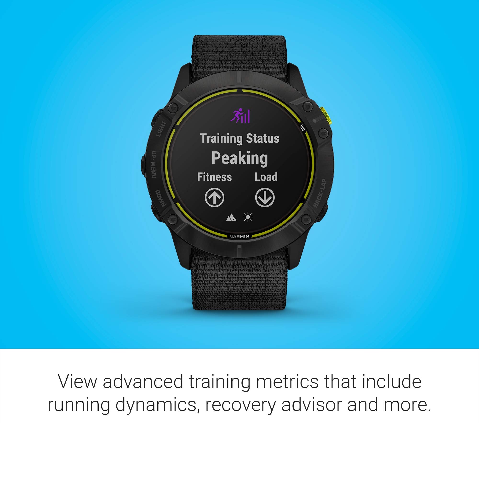 Garmin Enduro Smartwatch GPS Watch with Solar Black UltraFit Nylon Band - 010-02408-00