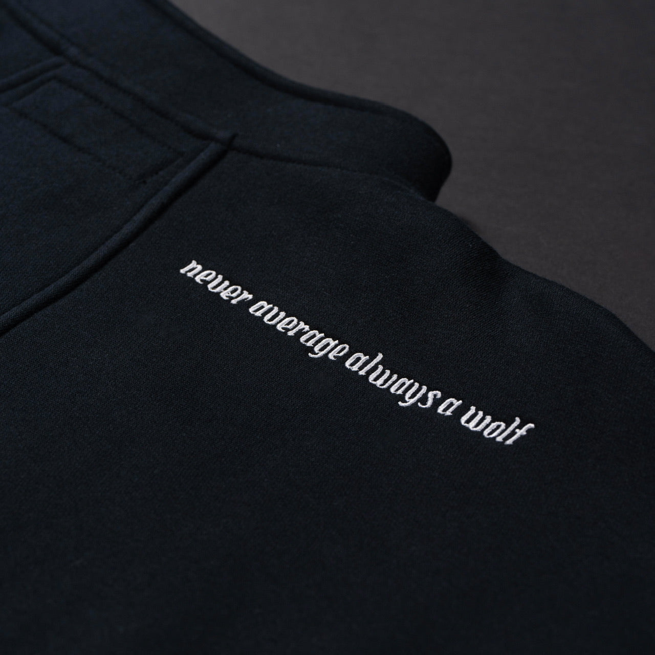 Gothic Black Quarter Zip (SALE)