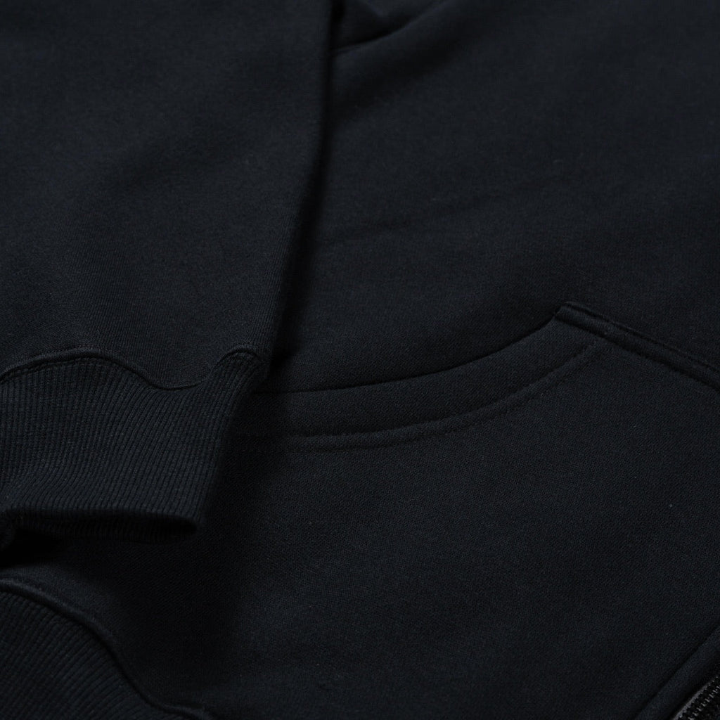 Gothic Black Full Zip Hoodie (SALE)