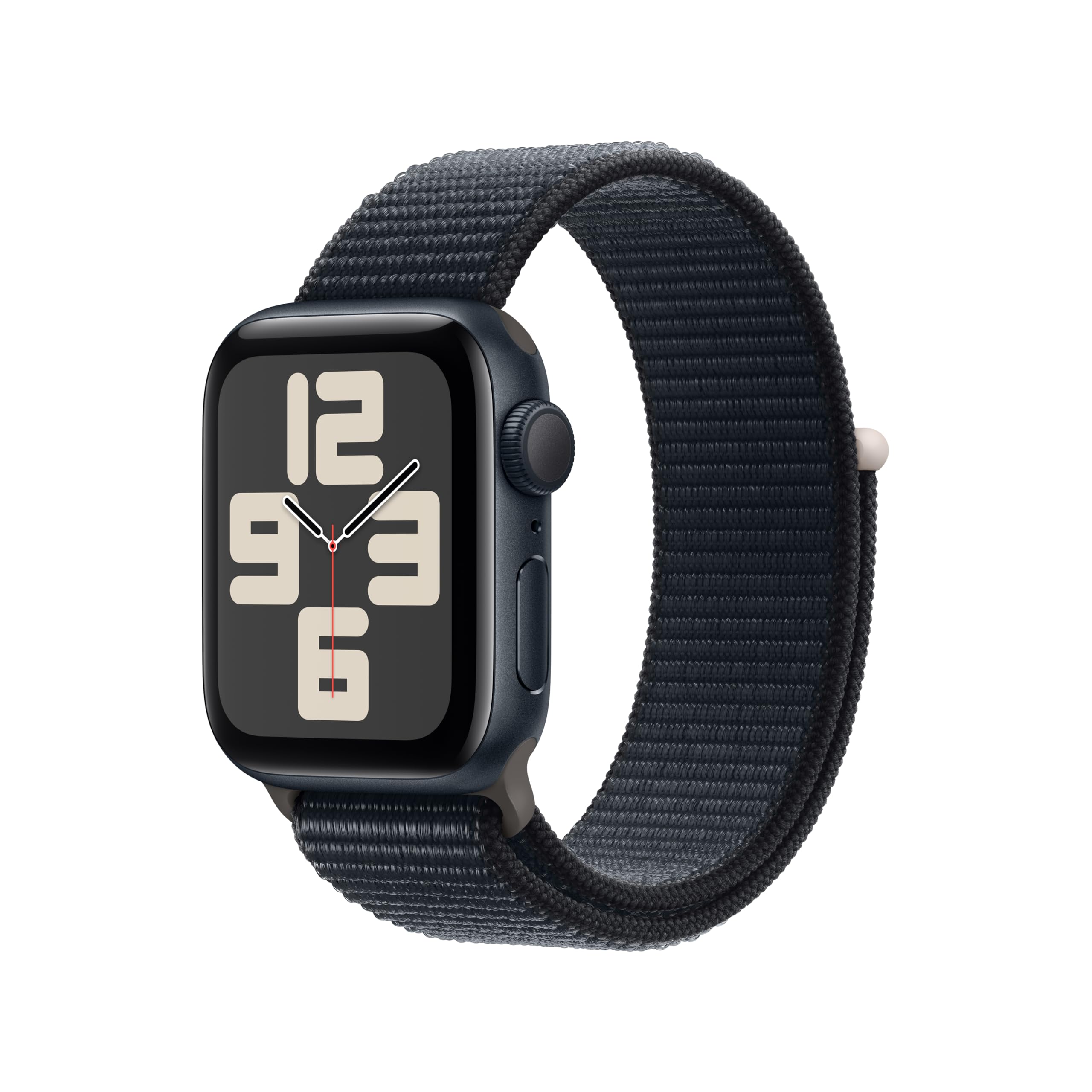 Apple Watch SE 2nd Generation (GPS) 40mm Midnight Aluminum Case with Midnight Sport Loop - MRE03LL/A