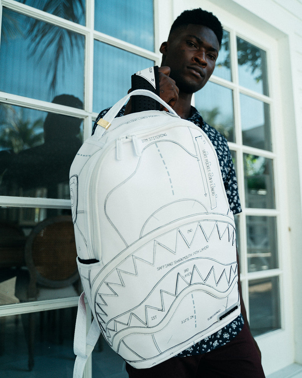 TECHNICAL CUT & SHARK BACKPACK (DLXV)