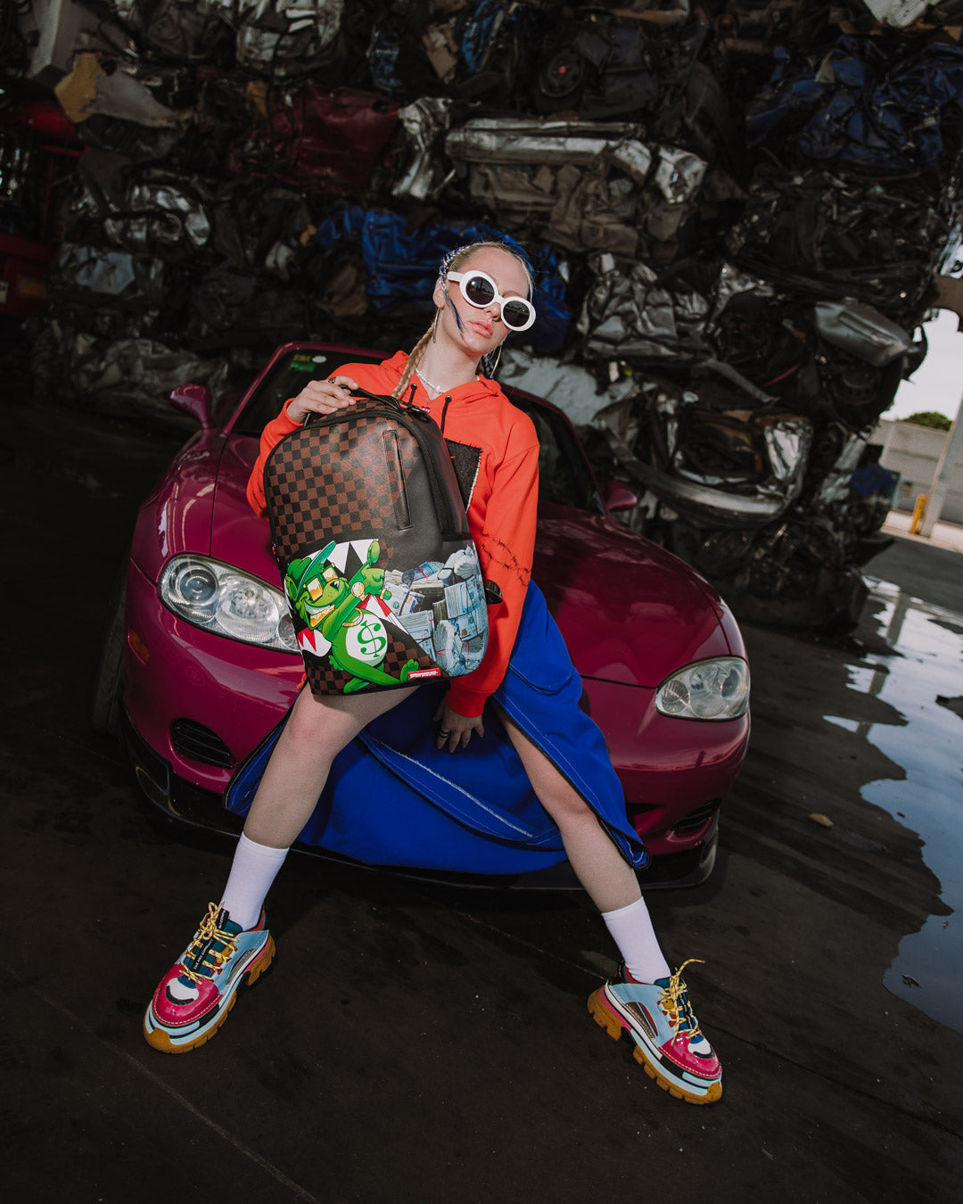 MONEY BEAR ALL WILL BE REVEALED BACKPACK (DLXV)