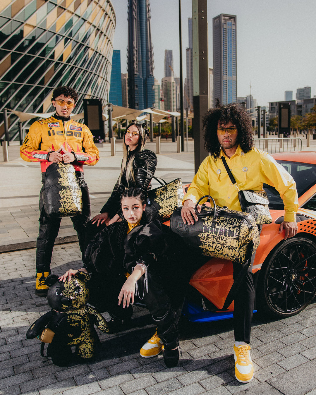 HALF GRAFF GLIDE MONEYBEAR TEDDYBEAR BACKPACK