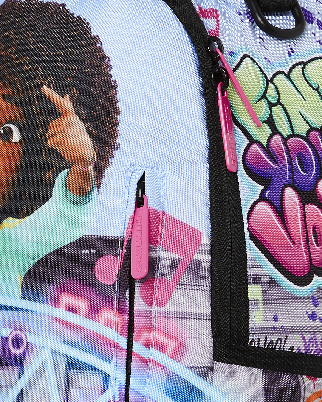 KARMA'S WORLD TURN UP THE VOLUME BACKPACK