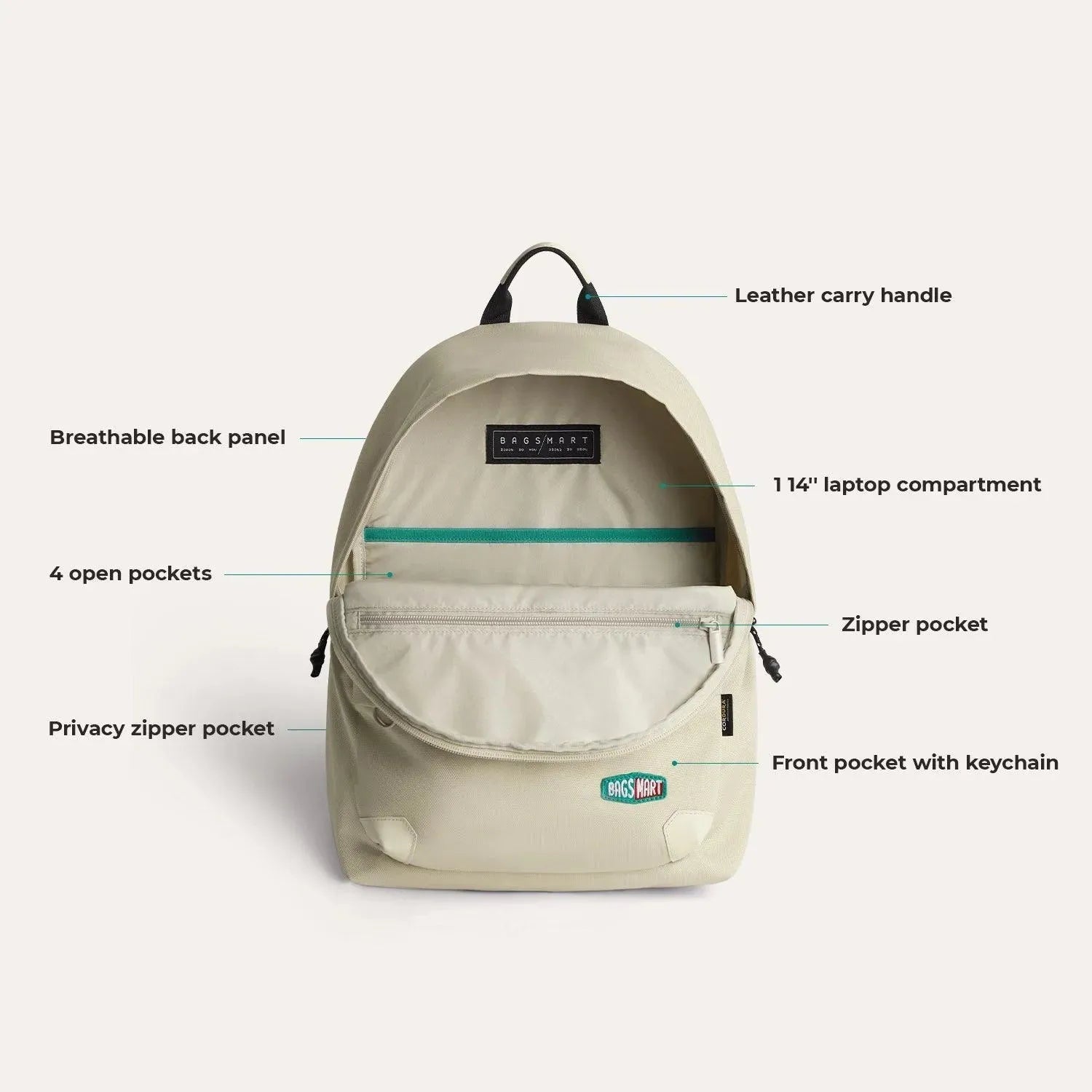 (FREE GIFT?Cordura? Campus Backpack with Laptop Sleeve
