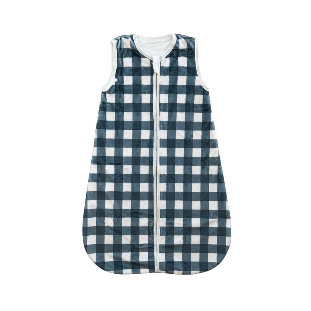 Balsam Gingham Wearable Minky Blanket
