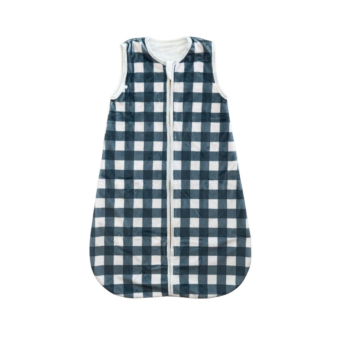 Balsam Gingham Wearable Minky Blanket
