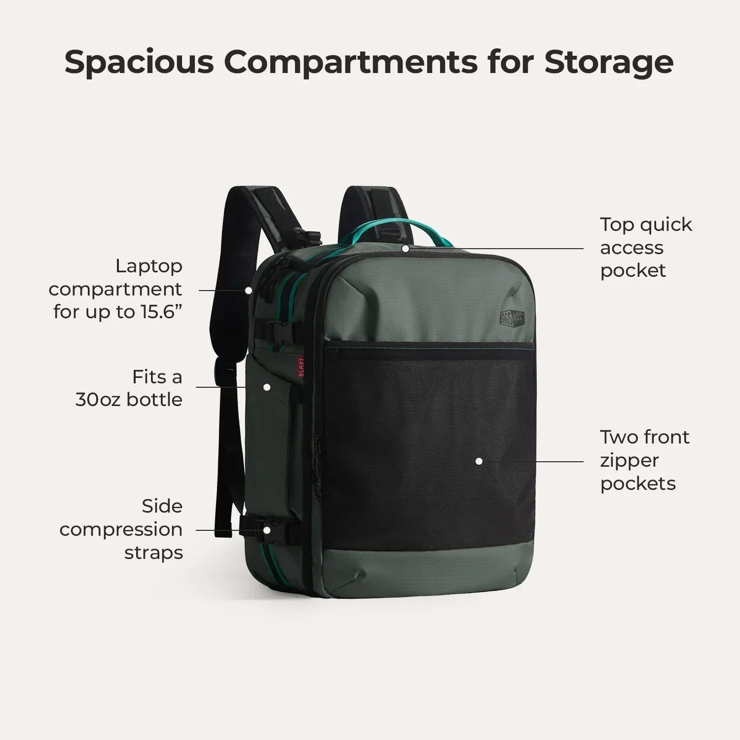 Blast Pro 40L Travel Backpack