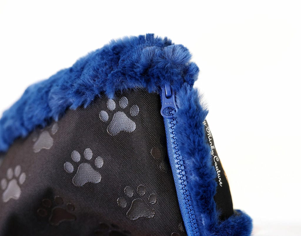Blue Honeycomb Pet Crate Pad