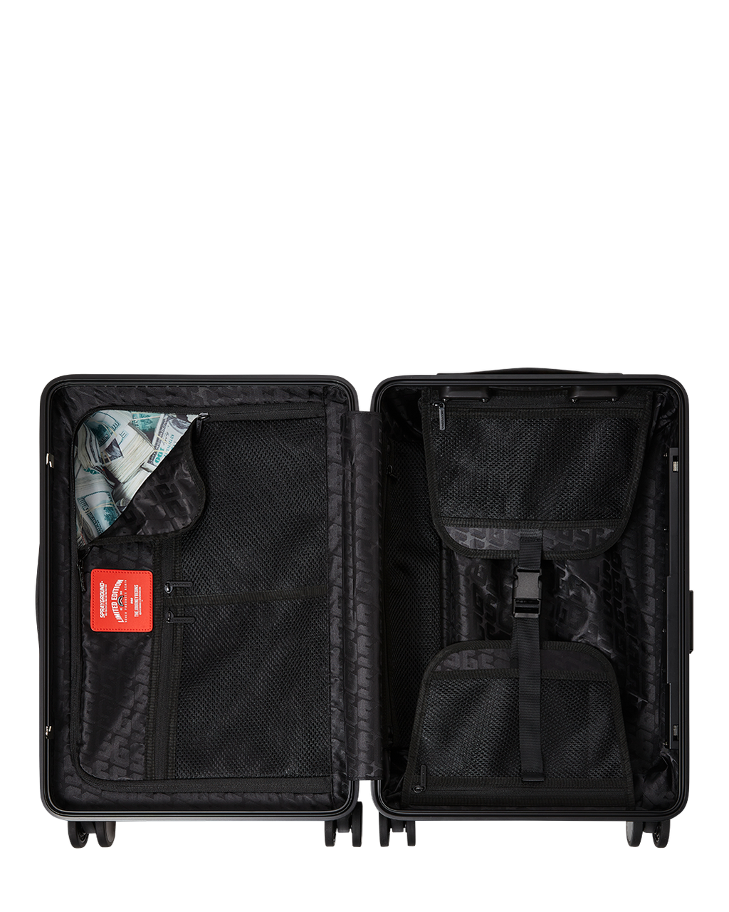 BILLIONS IN THE BANK HARD SHELL CARRY-ON LUGGAGE