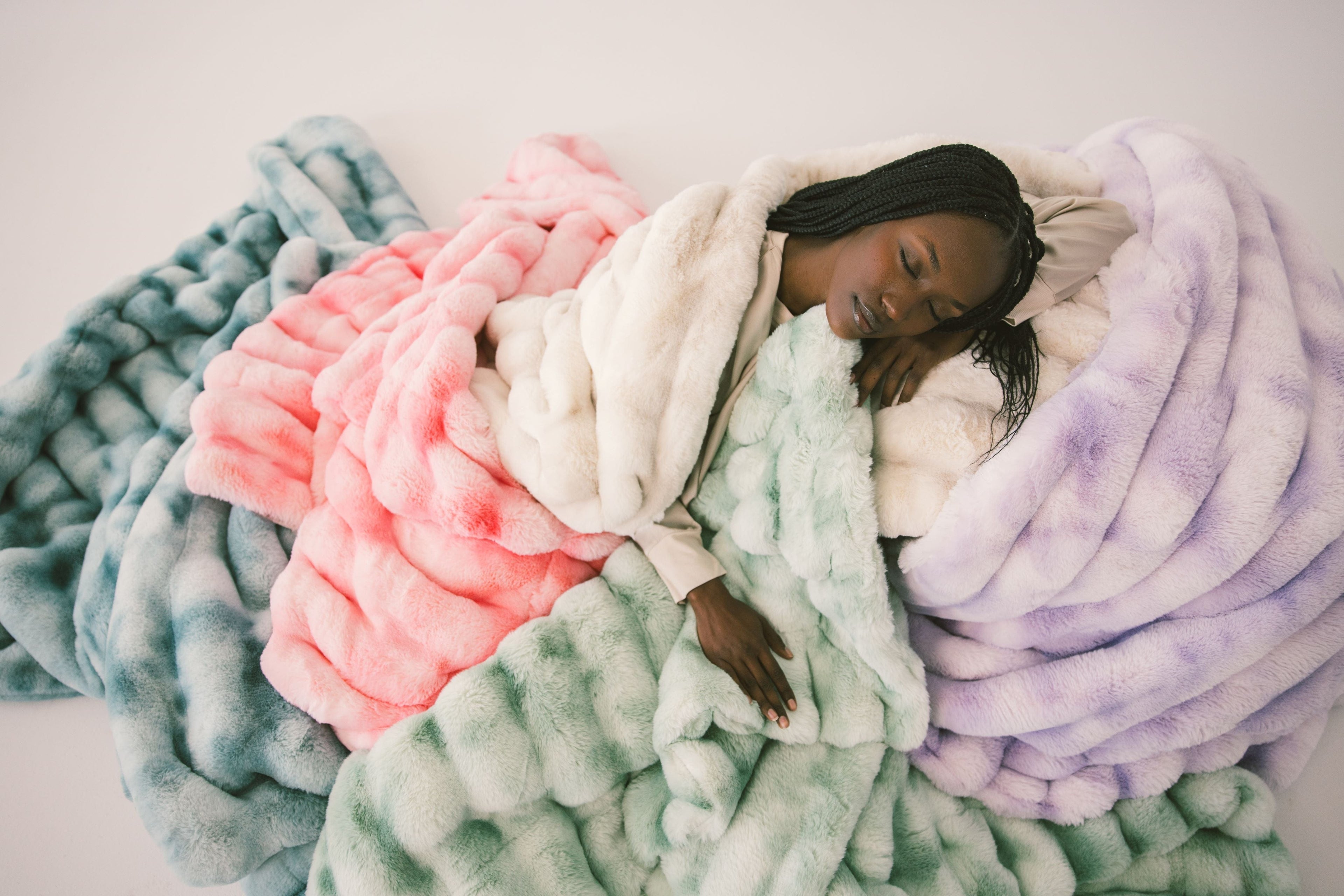 Extreme Ultra Cloud Smoke Blue Blanket