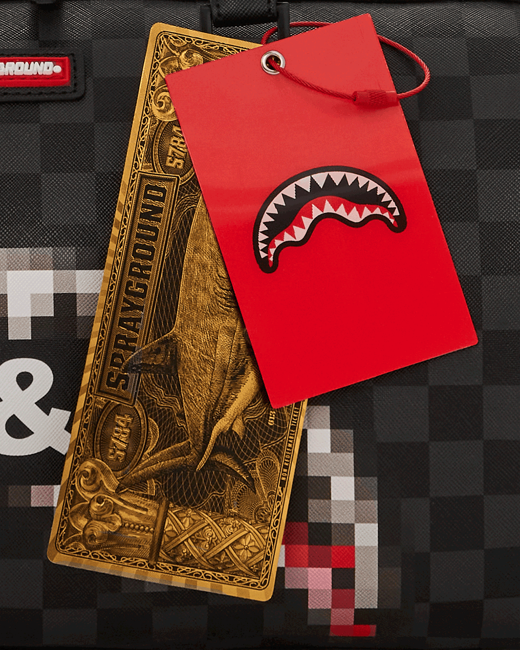 'WHAT THE BEEP' SHARK MINI DUFFLE