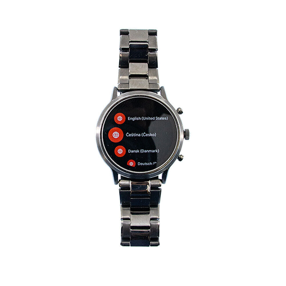 Fossil Gen5 Smartwatch 44mm Stainless Steel-Smoke with Smoke Stainless Steel - FTW4024