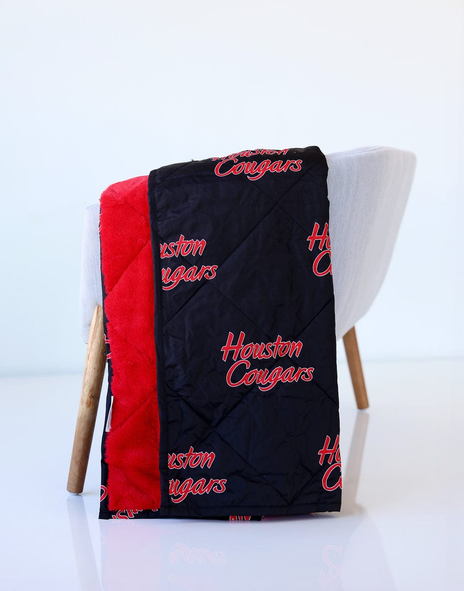Houston Cougars Hooded Stadium Blanket - Everywhere Blanket
