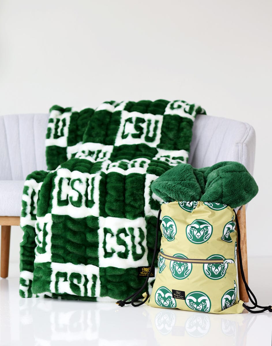 Colorado State Rams Hooded Stadium Blanket - Everywhere Blanket
