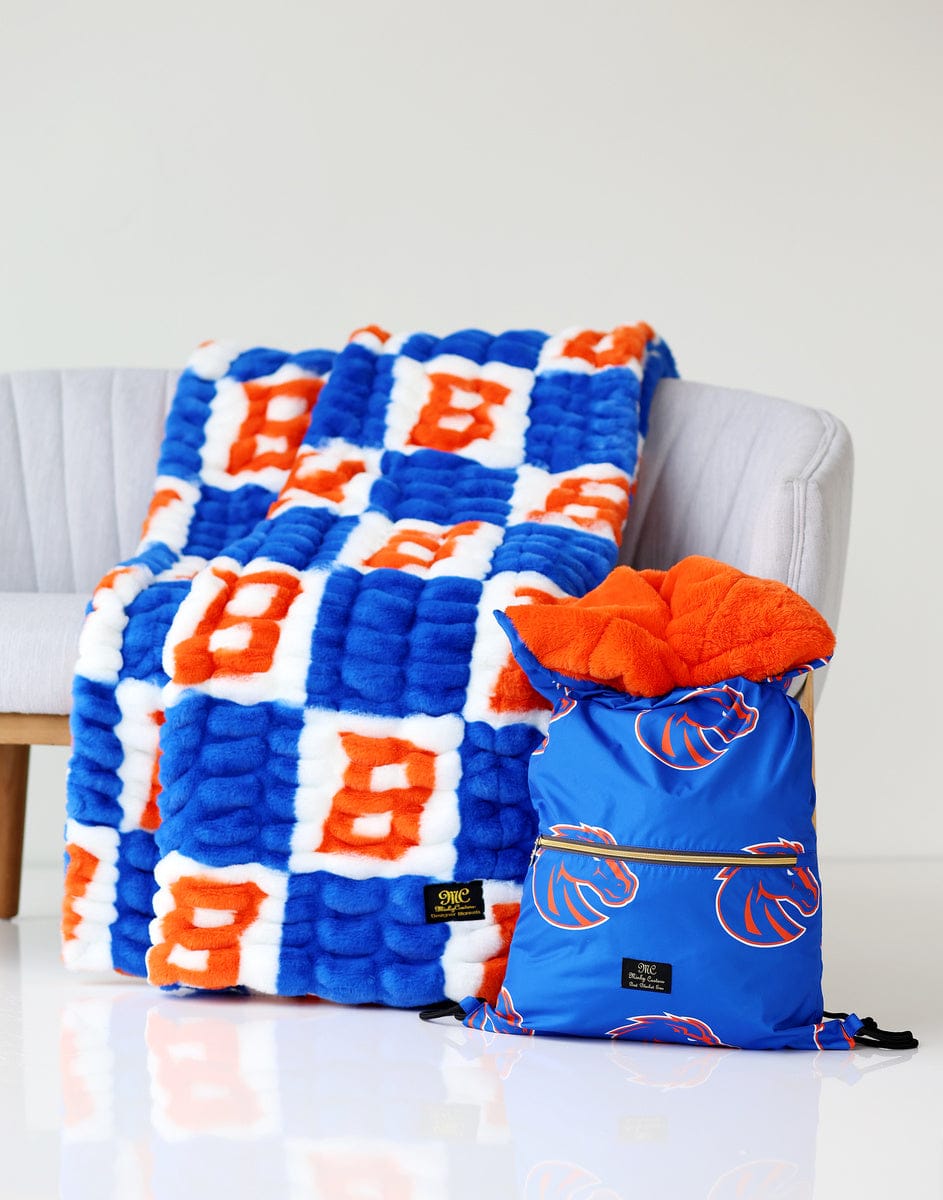 Boise State Broncos Hooded Stadium Blanket - Everywhere Blanket