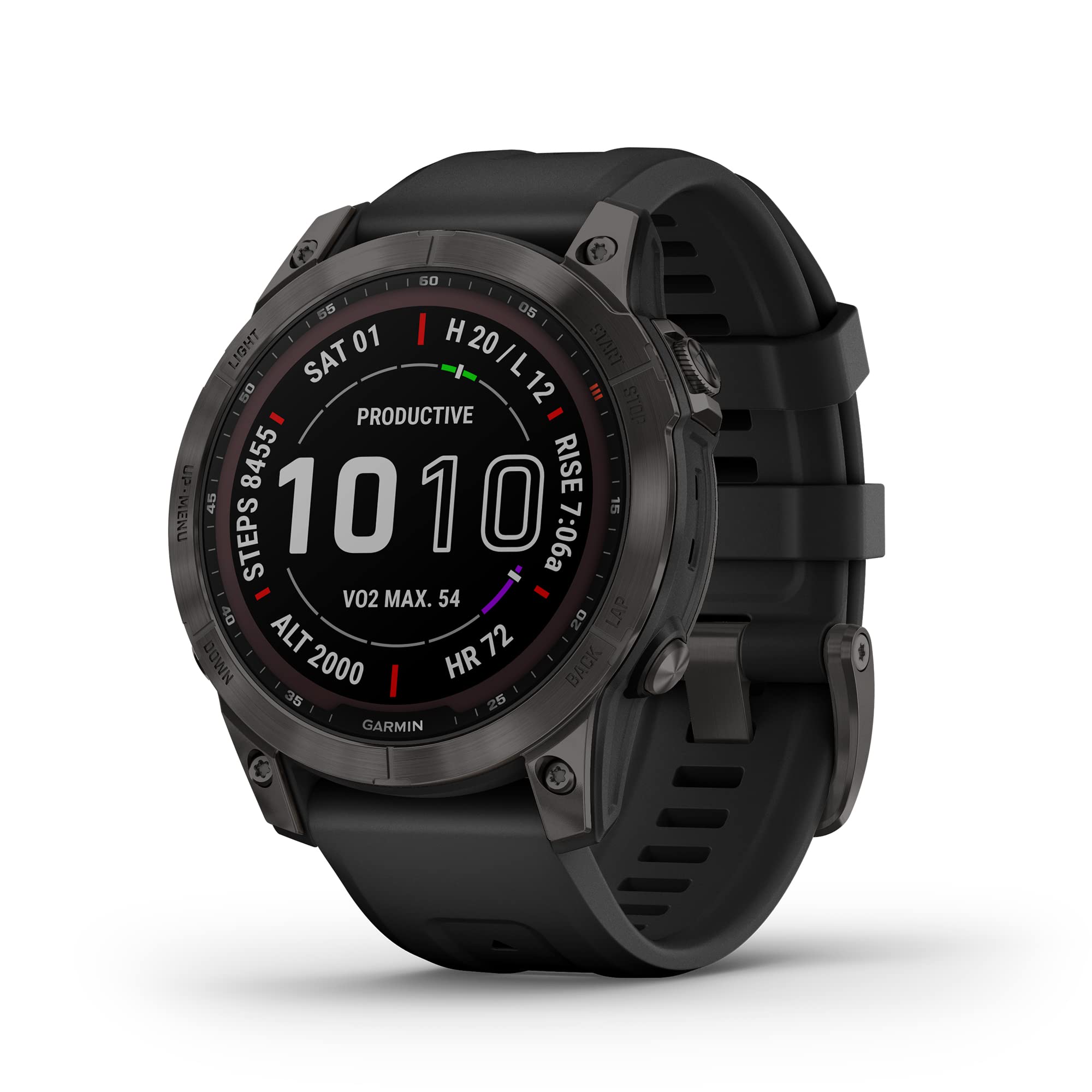 Garmin fenix 7 Solar GPS Smartwatch 47mm - Slate Gray - 010-02540-10