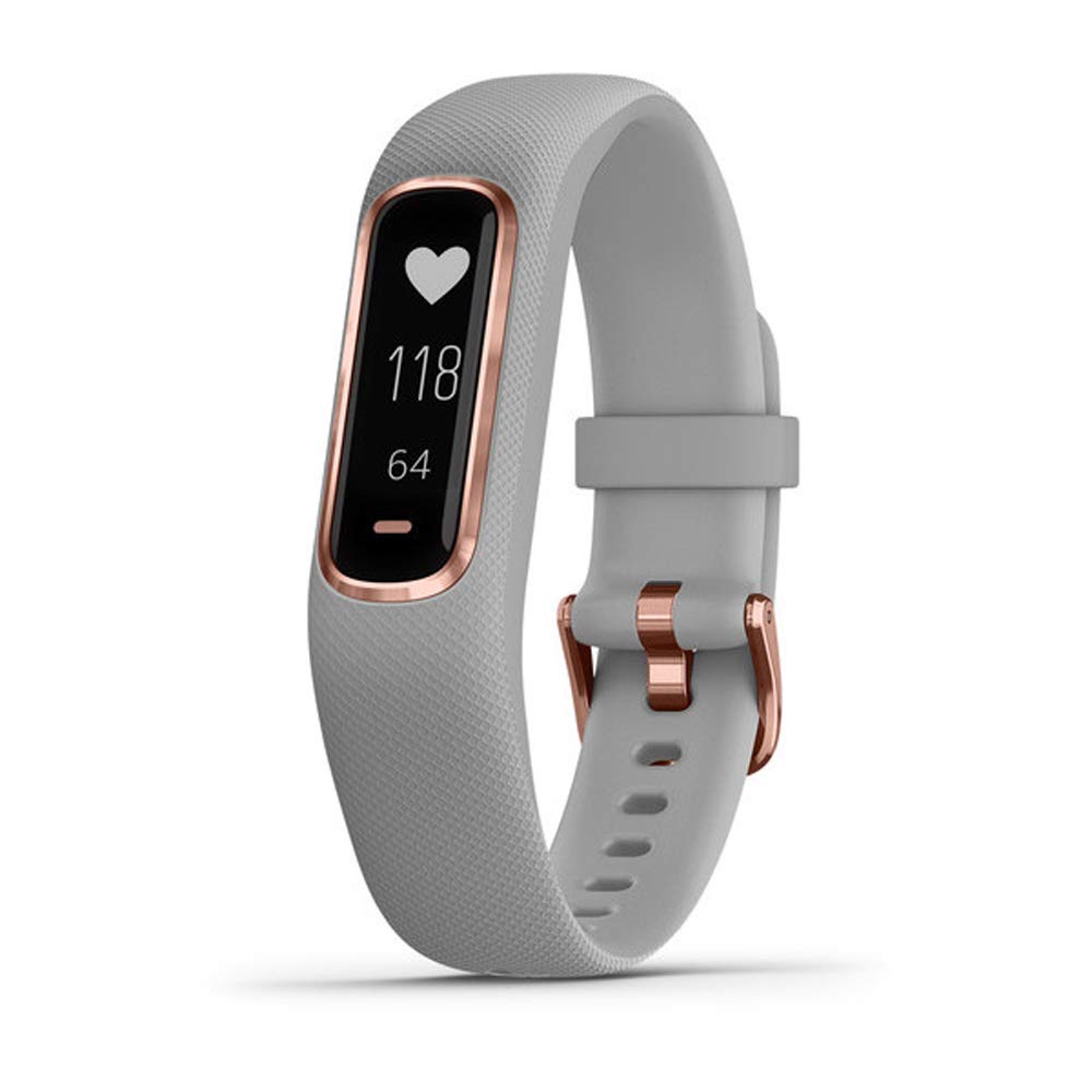 Garmin - vivosmart 4 Activity Tracker  (Medium/Small) - Gray - 010-01995-12