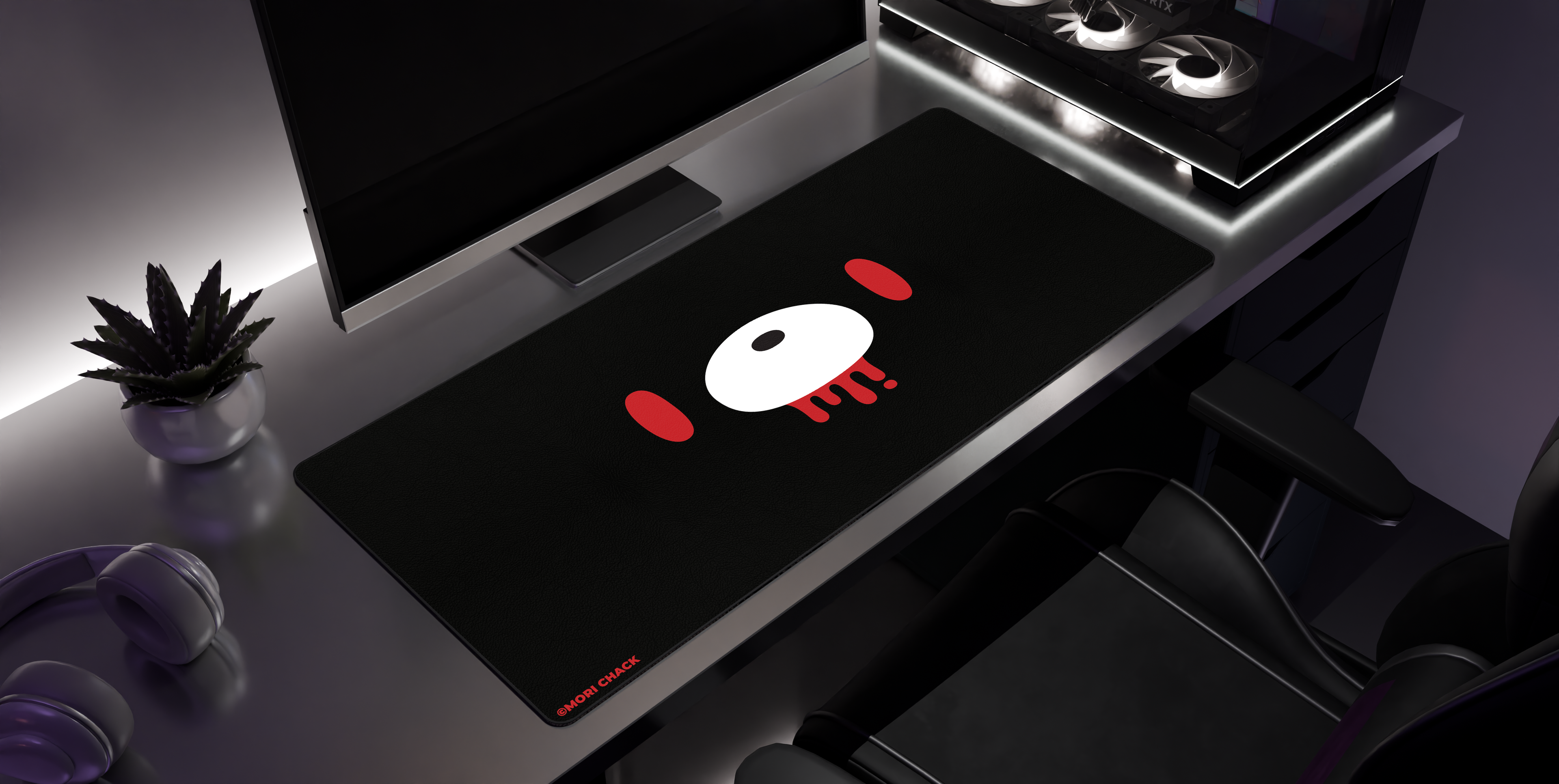 Glare Bear - Desk Mat