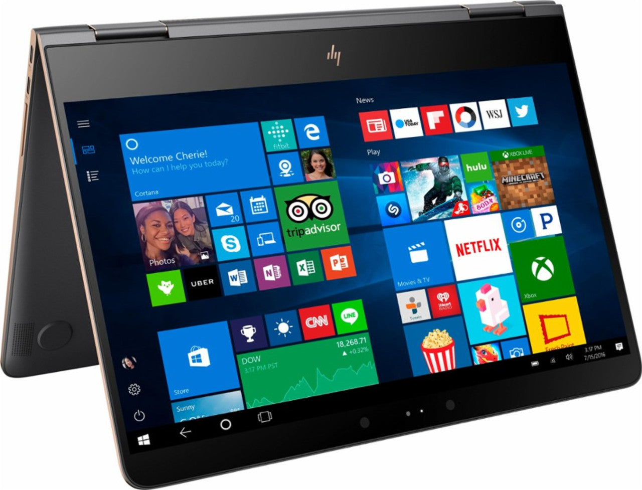 HP Spectre x360 2-in-1 13.3"4K Ultra HD TS Laptop Intel Core i7 16GB- 512GB
