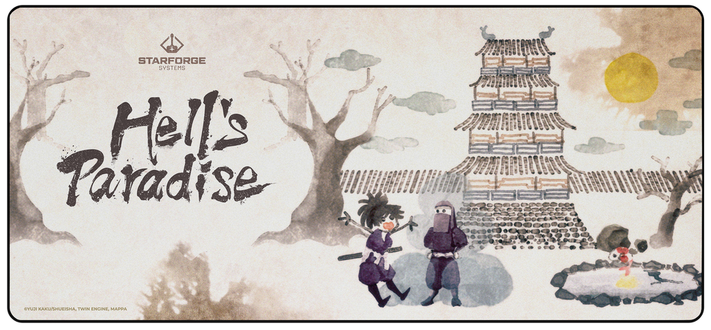Detailed Plans - Hell's Paradise Desk Mat
