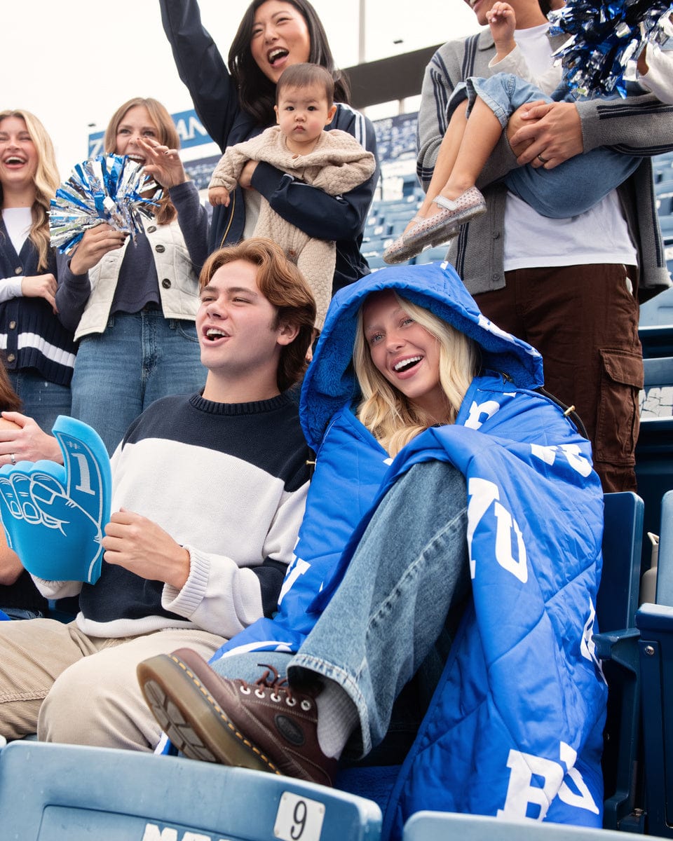 BYU Cougars Hooded Stadium Blanket - Everywhere Blanket