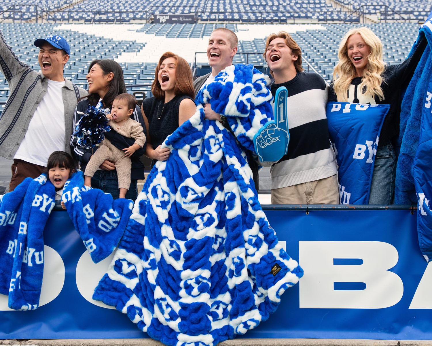 BYU Cougars Blanket - Hugs