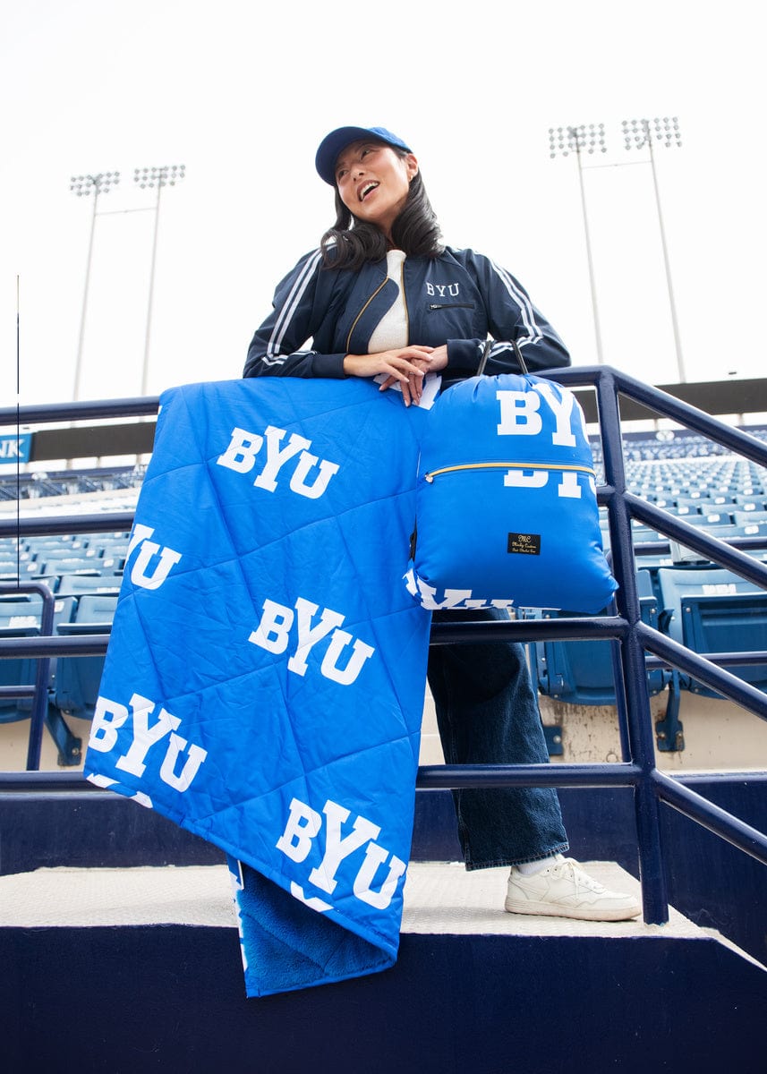 BYU Cougars Hooded Stadium Blanket - Everywhere Blanket