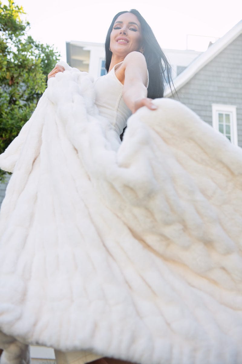 Biggest Hugs Cream Blanket