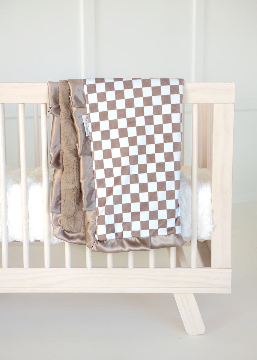 Checkered Milk Chocolate Blanket