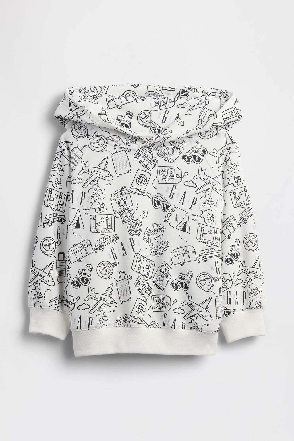 GAP X B�IS Doodle Hoodie in Optic White