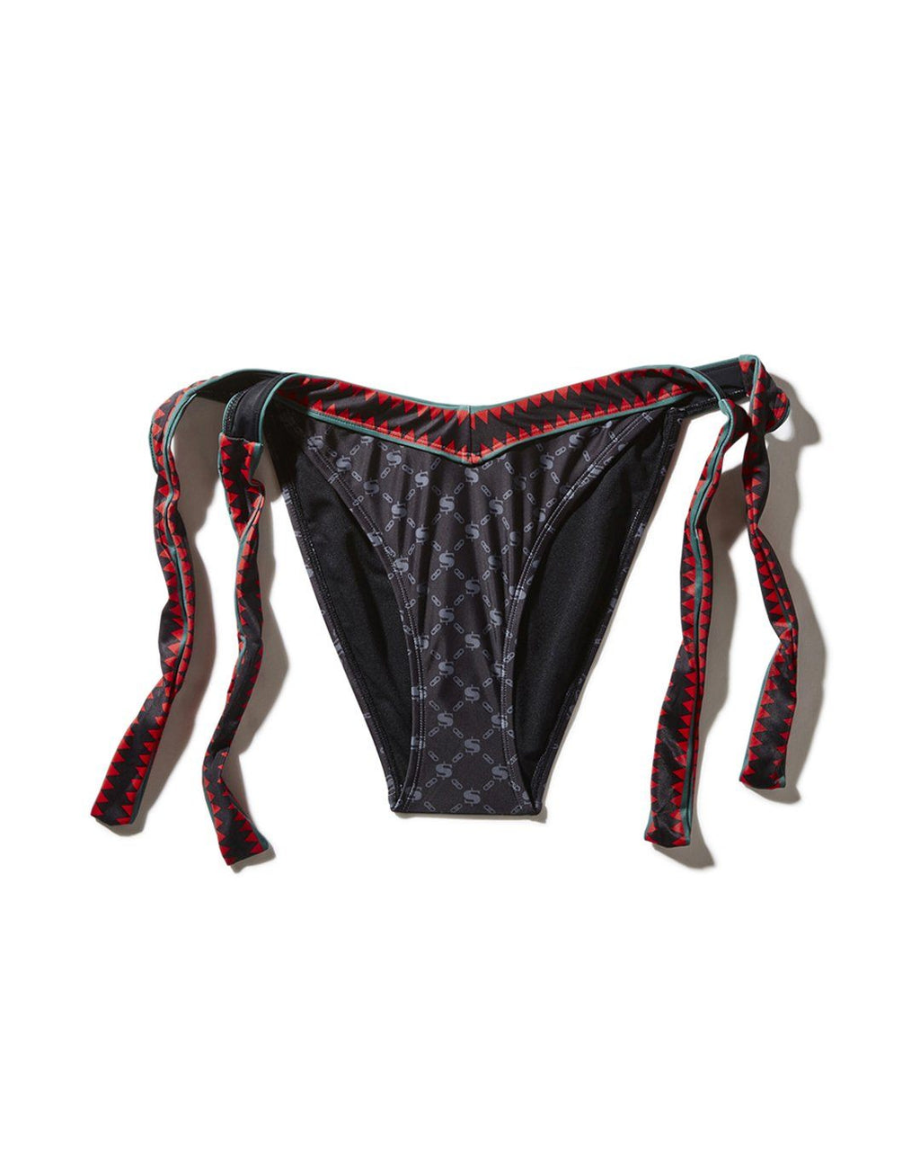 MIDNIGHT MONEY PATTERN BIKINI BOTTOM