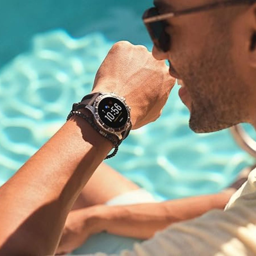 Fossil Men's Gen 5 Garrett HR with Black Silicone - FTW4041
