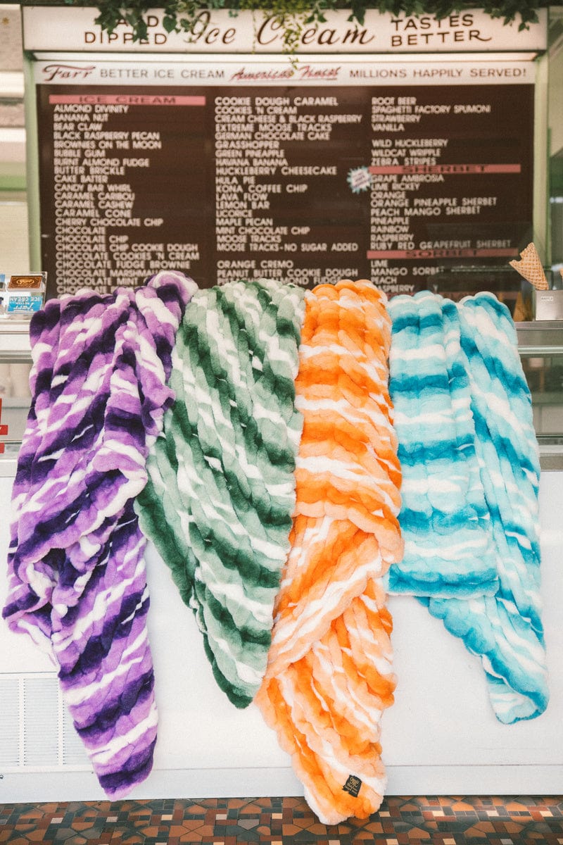 Hugs Swirl Sunset Blanket