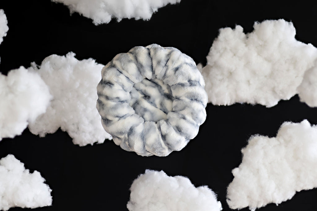 Cloudy Day Blue Pet Bed