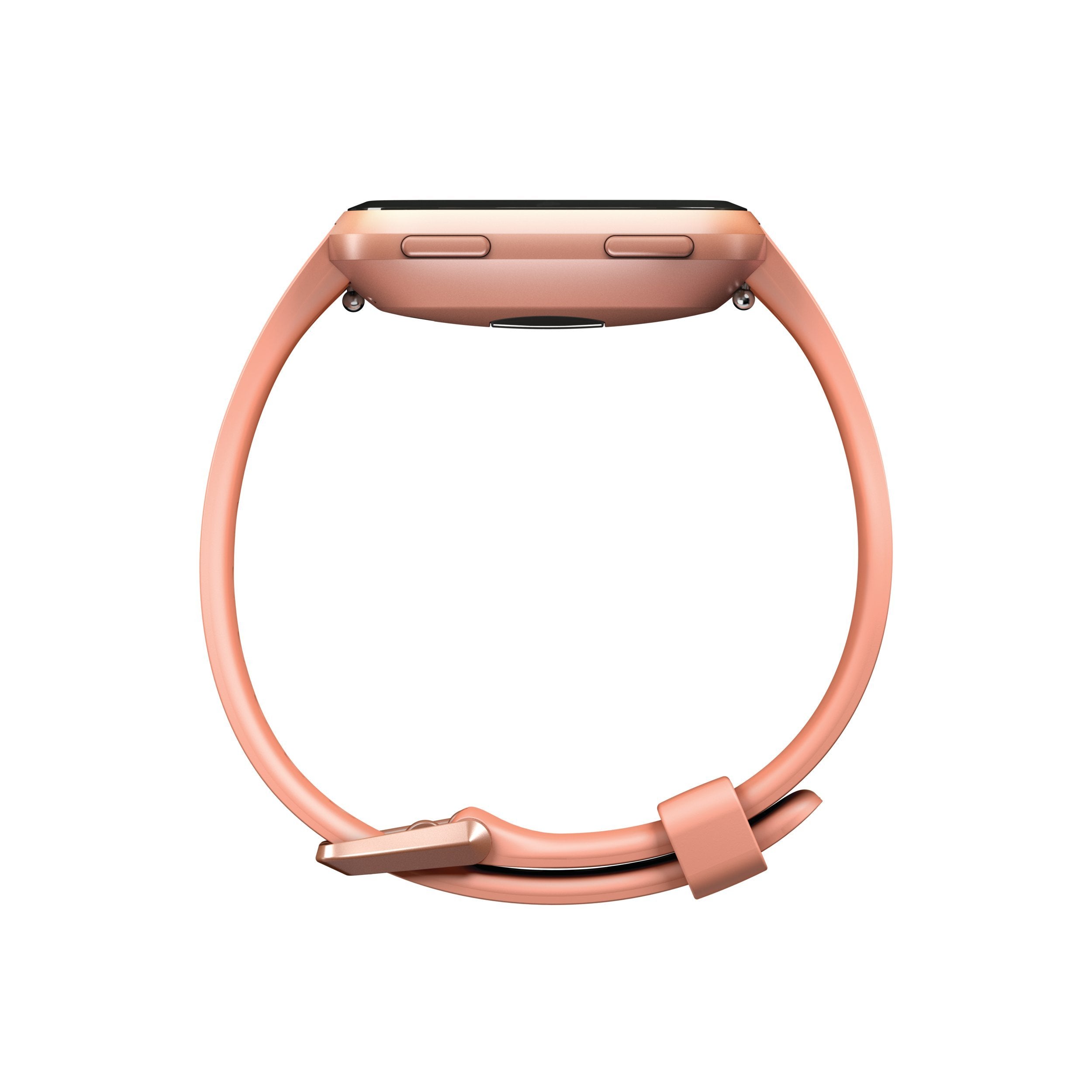 Fitbit Versa Fitness Smartwatch - Peach/Rose-Gold Aluminium - FB504RGPK